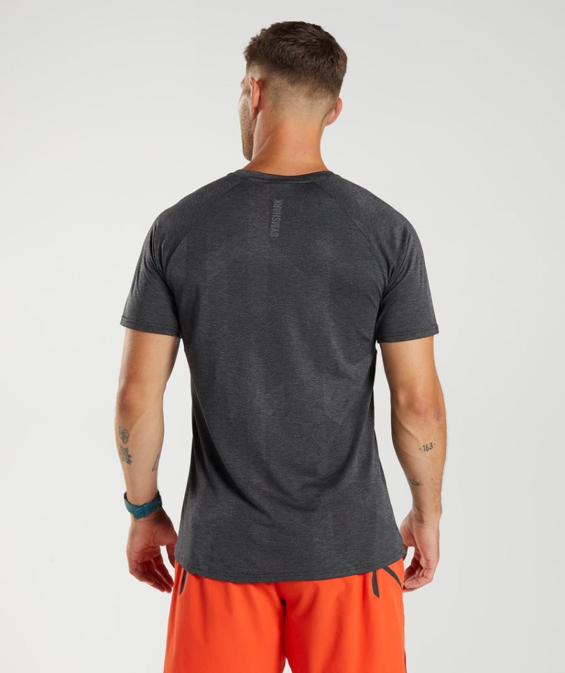 Men's Gymshark Apex T-Shirts Black | NZ 1MSEDZ